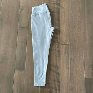 Alo grey leggings size large ankle